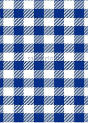 Country Club Skort 17" - Gingham Check Blue/White