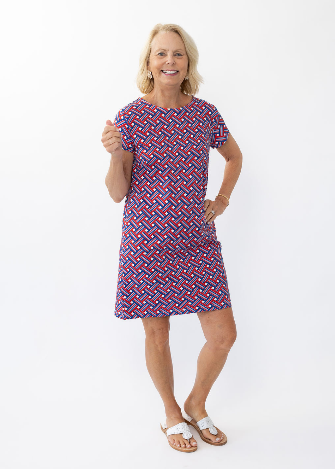 Marina Dress Ribbons Red/White/Blue – sailor-sailor Clothing