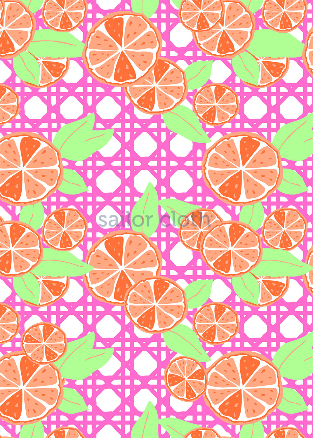 Yacht Club Shift Dress - Italian Citrus Pink/Orange