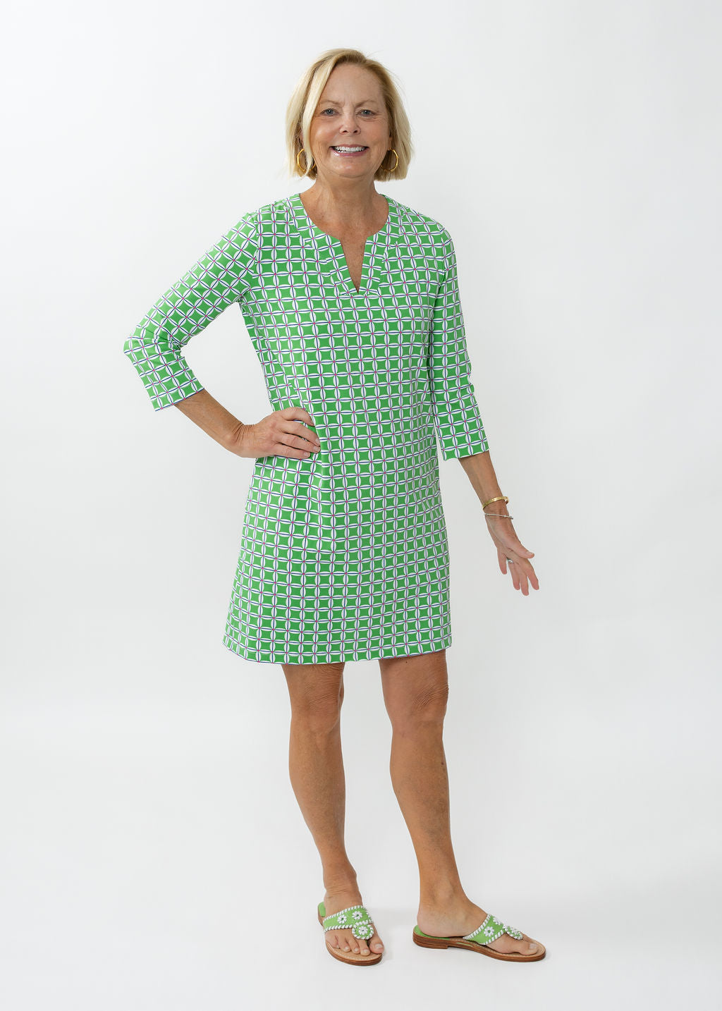 Lucille 3/4 Sleeve Dress