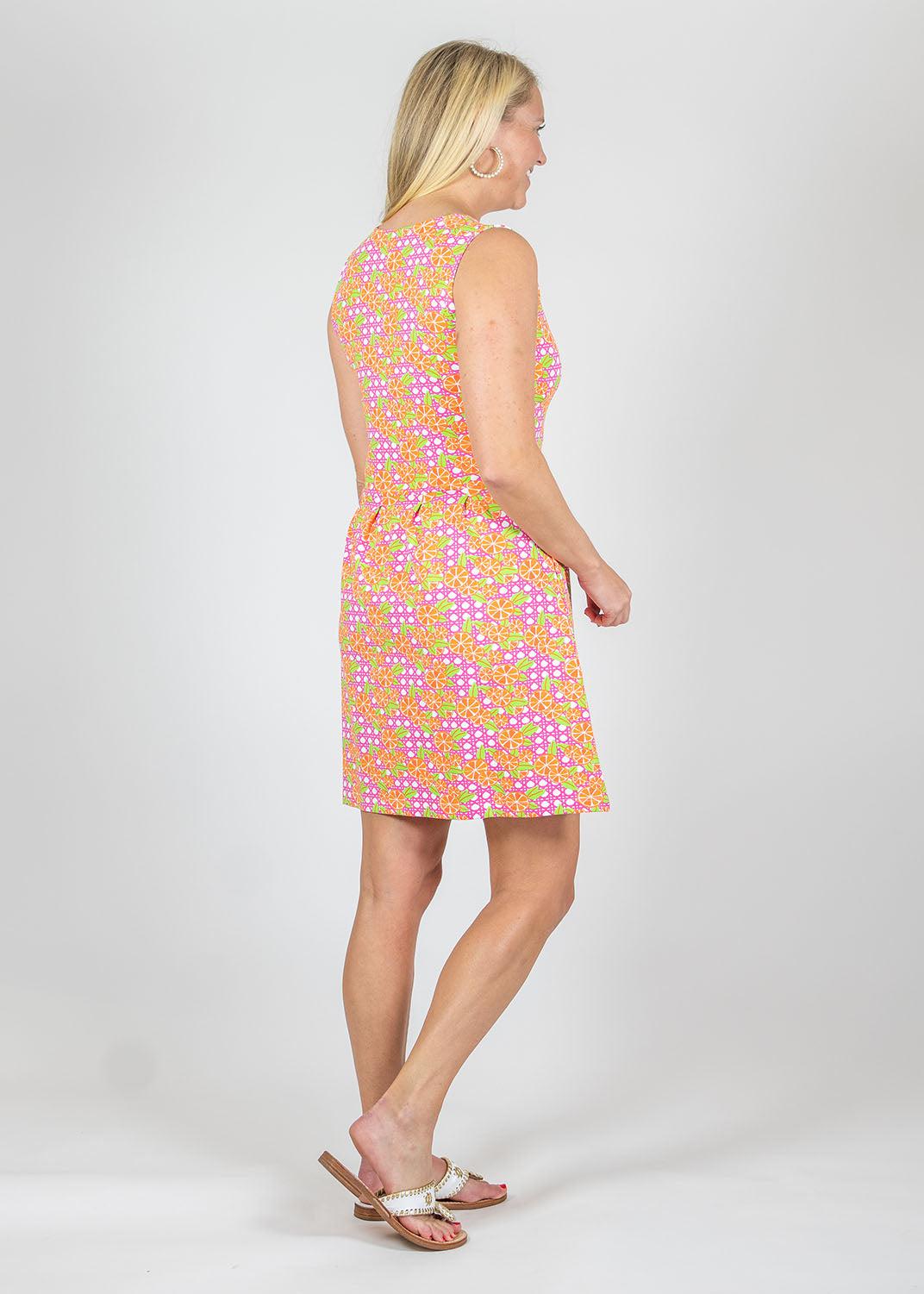 Boardwalk Dress - Italian Citrus Pink/Orange