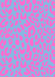 Lucille Dress - Show your spots Blue/Pink
