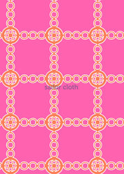 Polo Dress - Medallion Chain Pink/Orange - FINAL SALE