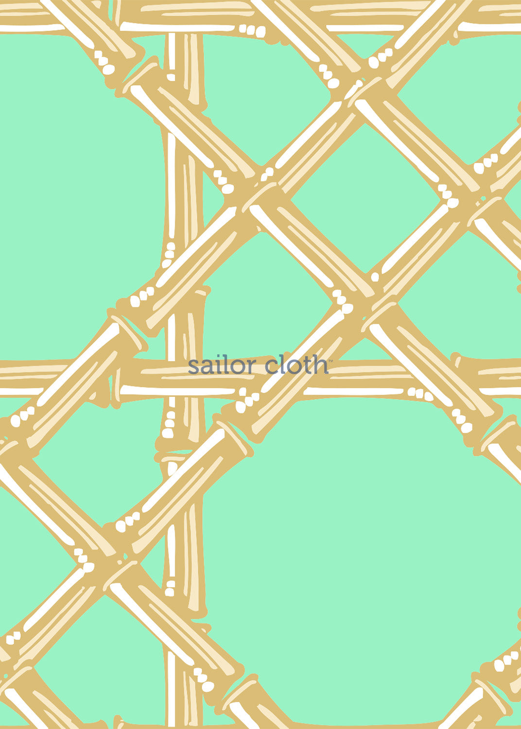 Marina Dress - Large Bamoo Green/Tan