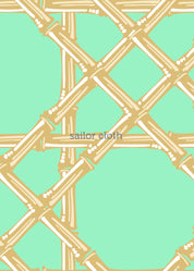 Marina Dress - Large Bamoo Green/Tan