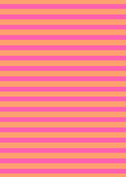 Crew Tee Top - Juicy Stripe Pink/Orange