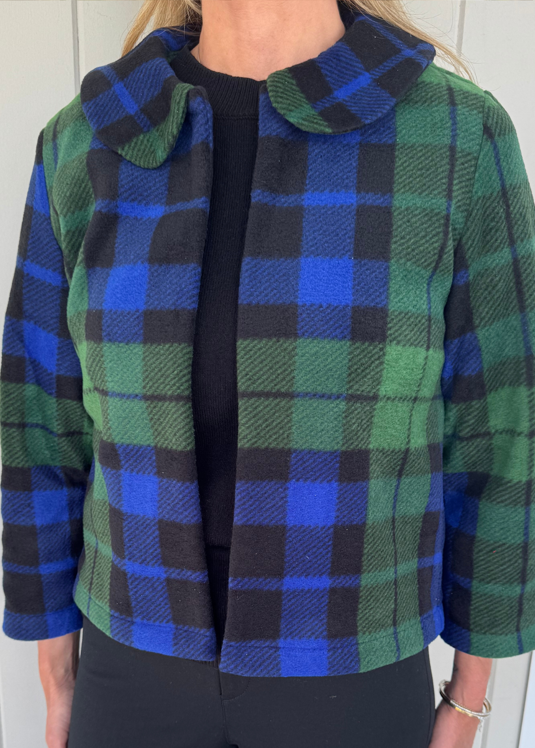 Jackie Jacket - Black Watch Fleece