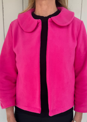 Jackie Jacket - Hot Pink Fleece