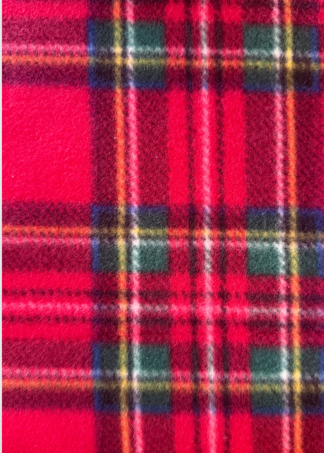 Jackie Jacket - Red Plaid Fleece