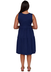 Emma Dress- Solid Navy - FINAL SALE-2