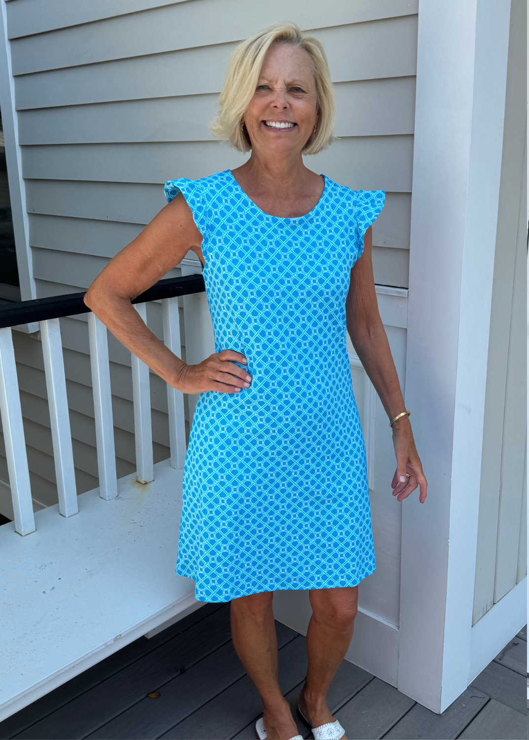 Jojo Dress - Blue Bamboozled - FINAL SALE