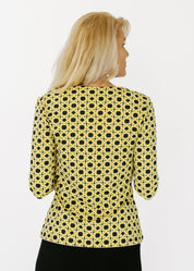 V-Crew Tee - Vanderbilt Boca Grande Cane Black/Gold