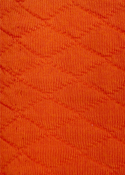 Camilla Dress- Orange Quilted Knit