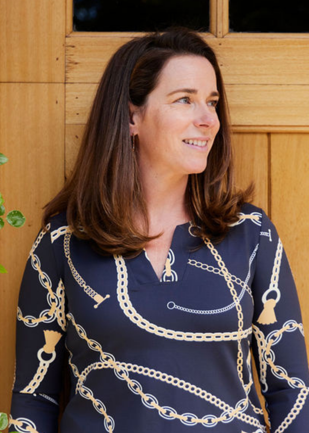 Lucille 3/4 Sleeve Dress - An Evening Out Black/Tan