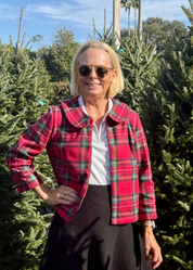 Jackie Jacket - Red Plaid Fleece