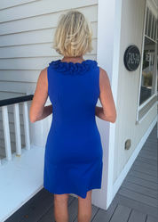 Cricket Sleeveless Dress - Solid Royal