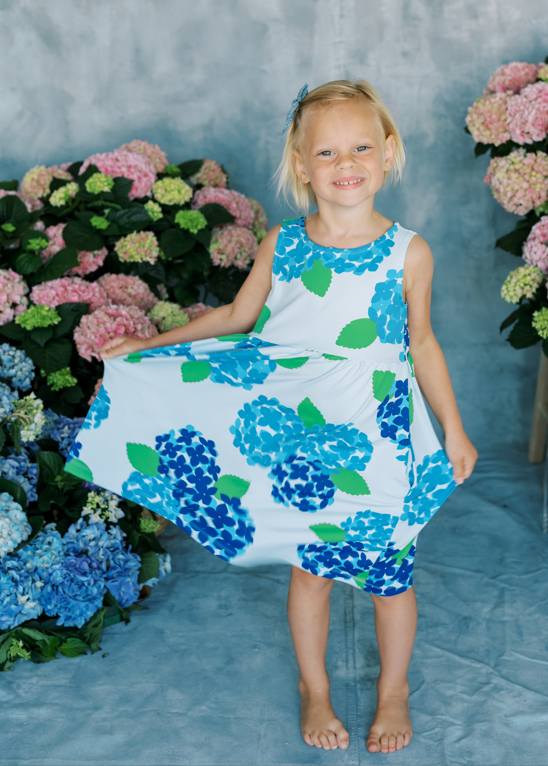 Twirl Dress - Hydrangea Blue/Blue 6 Twirl Dress - Hydrangea Blue/Blue 6