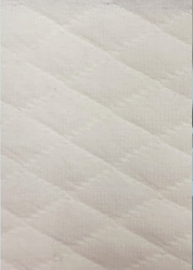 Polo 3/4 Sleeve Dress - White Quilted Knit