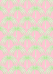 Lucille Maxi - Palm Beach Palms Pink