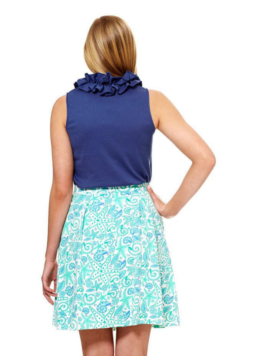Skipper Sleeveless Top - Solid Navy - FINAL SALE