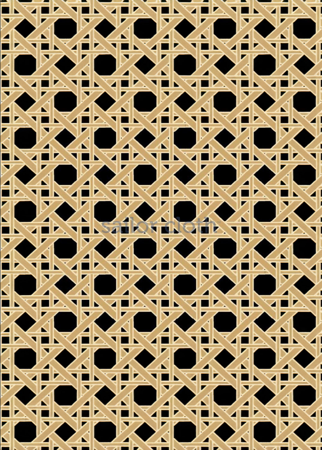 Lucille 3/4 Sleeve Dress - Vanderbilt Boca Grande Cane Black/Tan