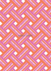 Country Club Skort 17 inch - Ribbons Pink/Orange - FINAL SALE