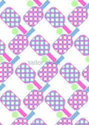 Brooklyn Top - Let's Play Pickle Pink/Blue