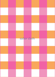 Swing Skort 15" - Chatham Check Pink/Orange - FINAL SALE