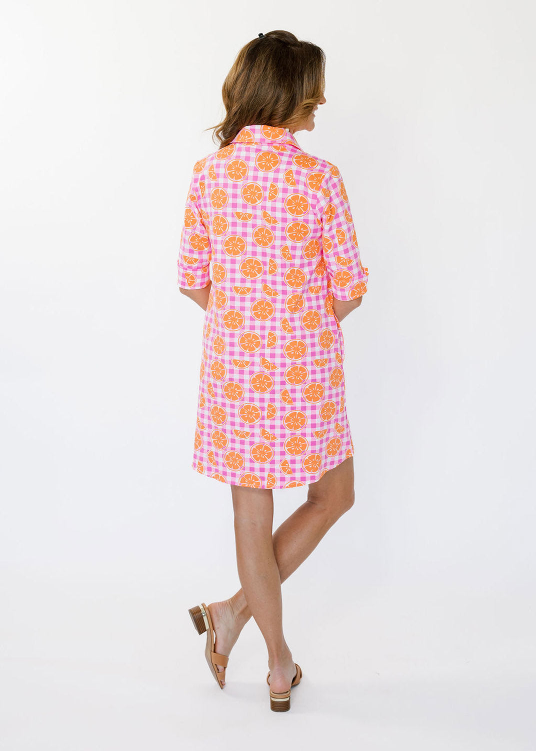orange and pink checkered dress Pink Plaid Mini Dress 90s Color Block Orange Coral Shift Cotton 60s Mod Style Checkered Gingham Vintage Summer Spring Preppy Extra Small XS