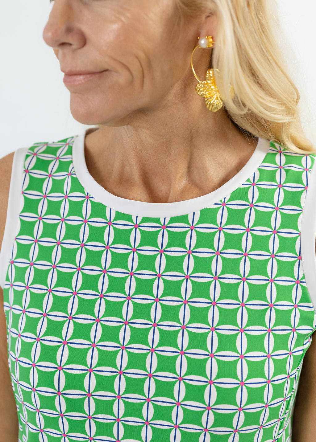 Daisy Sport Dress - Daisy Squared Pink/Green – sailor-sailor Clothing
