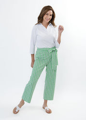 Dorothy Pants - Daisy Squared Pink/Green