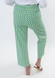 Dorothy Pants - Daisy Squared Pink/Green