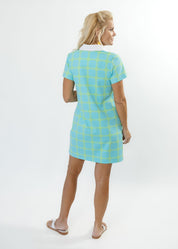 Polo Dress - Medallion Chain Blue/Green