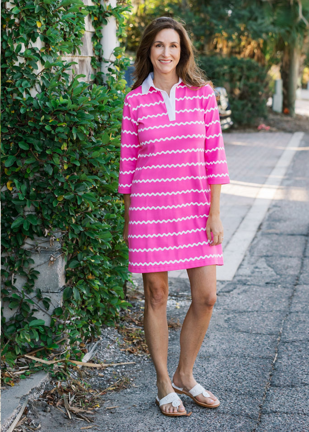 Polo 3/4 Sleeve Dress
