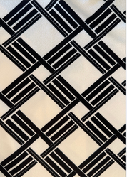 Lizzie Dress - Ribbons Black/White