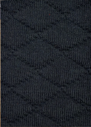 Camilla Top - Black Quilted Knit