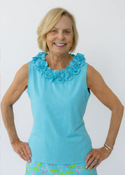 Cricket Sleeveless Top - Solid Turquoise - FINAL SALE