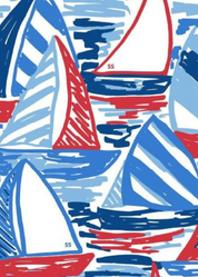 Dorothy Pants - Out for Sail Red/White/Blue - FINAL SALE