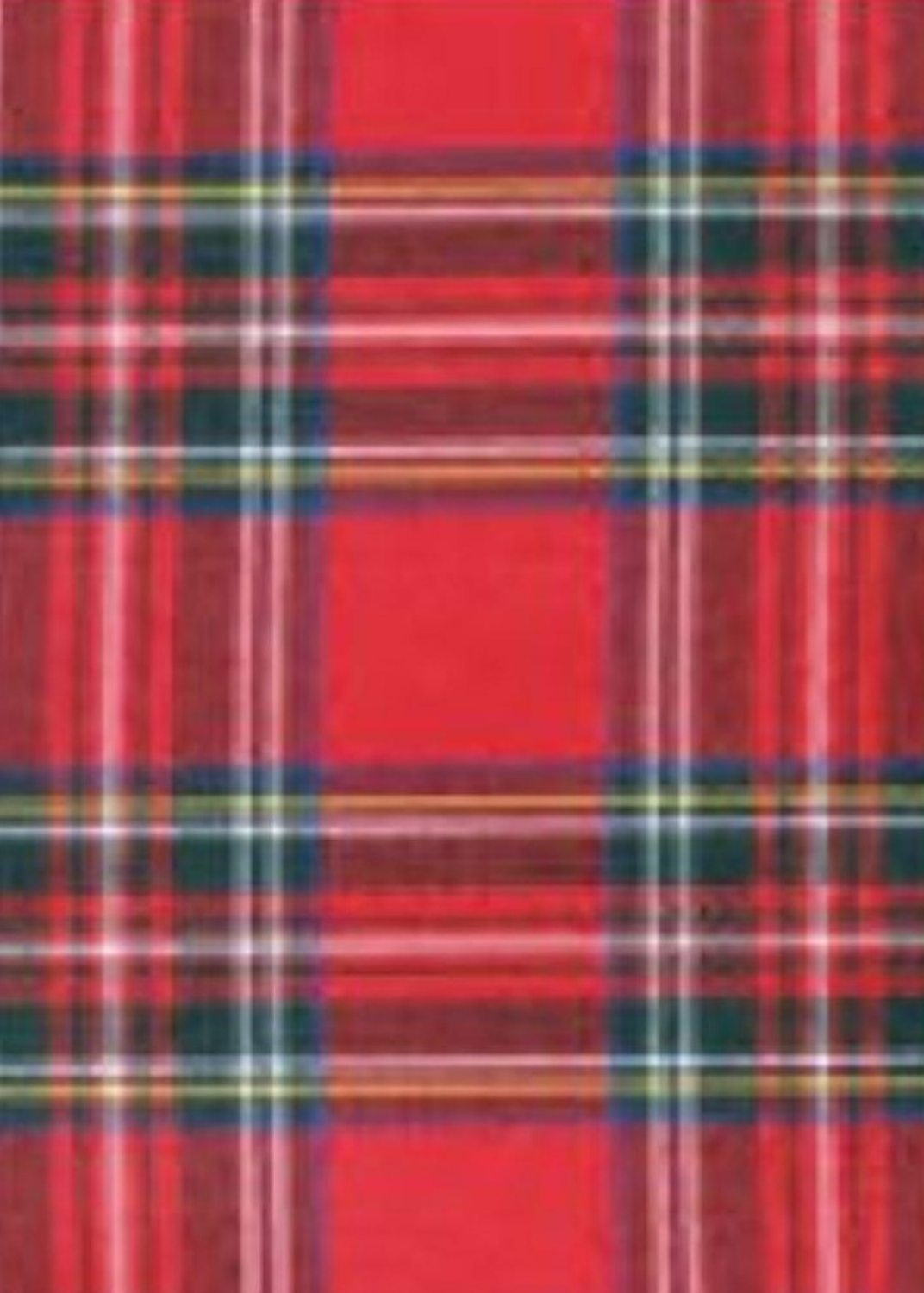 Haley Top - Red Ponte/Red Plaid Cuff