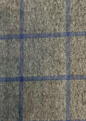 Sydney Top- Plaid Charcoal/Denim