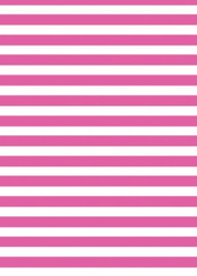 Caroline Dress - Stripe Hot Pink/White