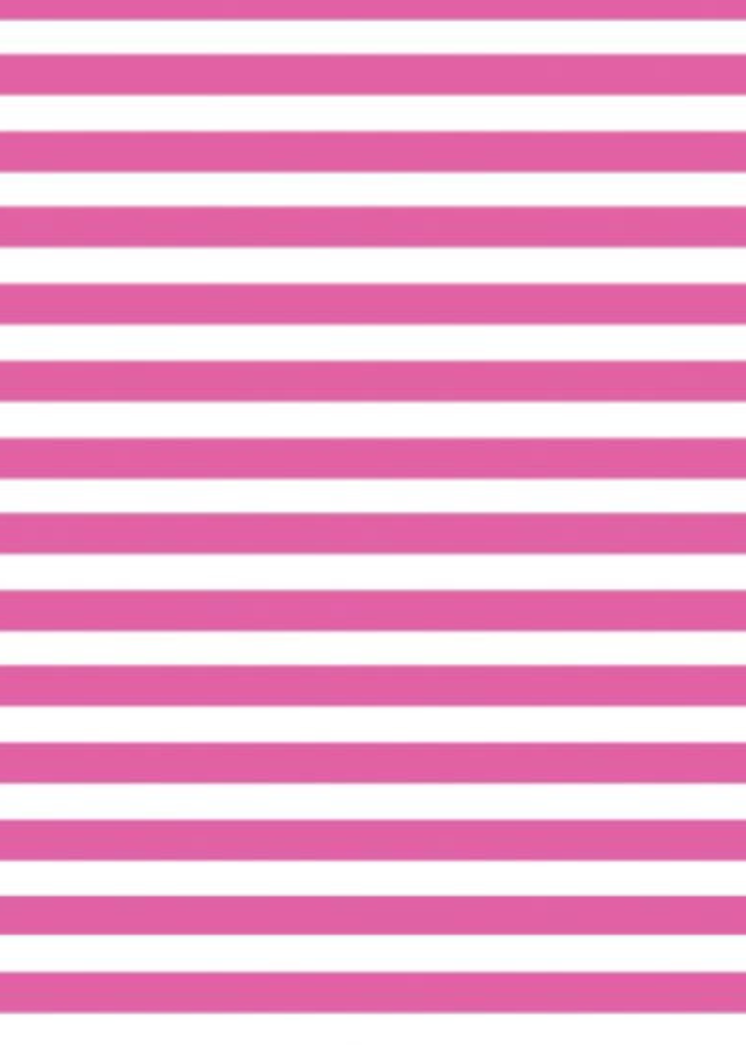 Crew Tee - Stripe Hot Pink/White