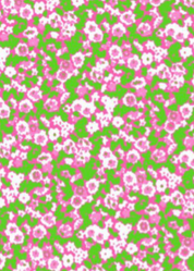 Lucille Dress - Tiny Floral Pink/Green - FINAL SALE