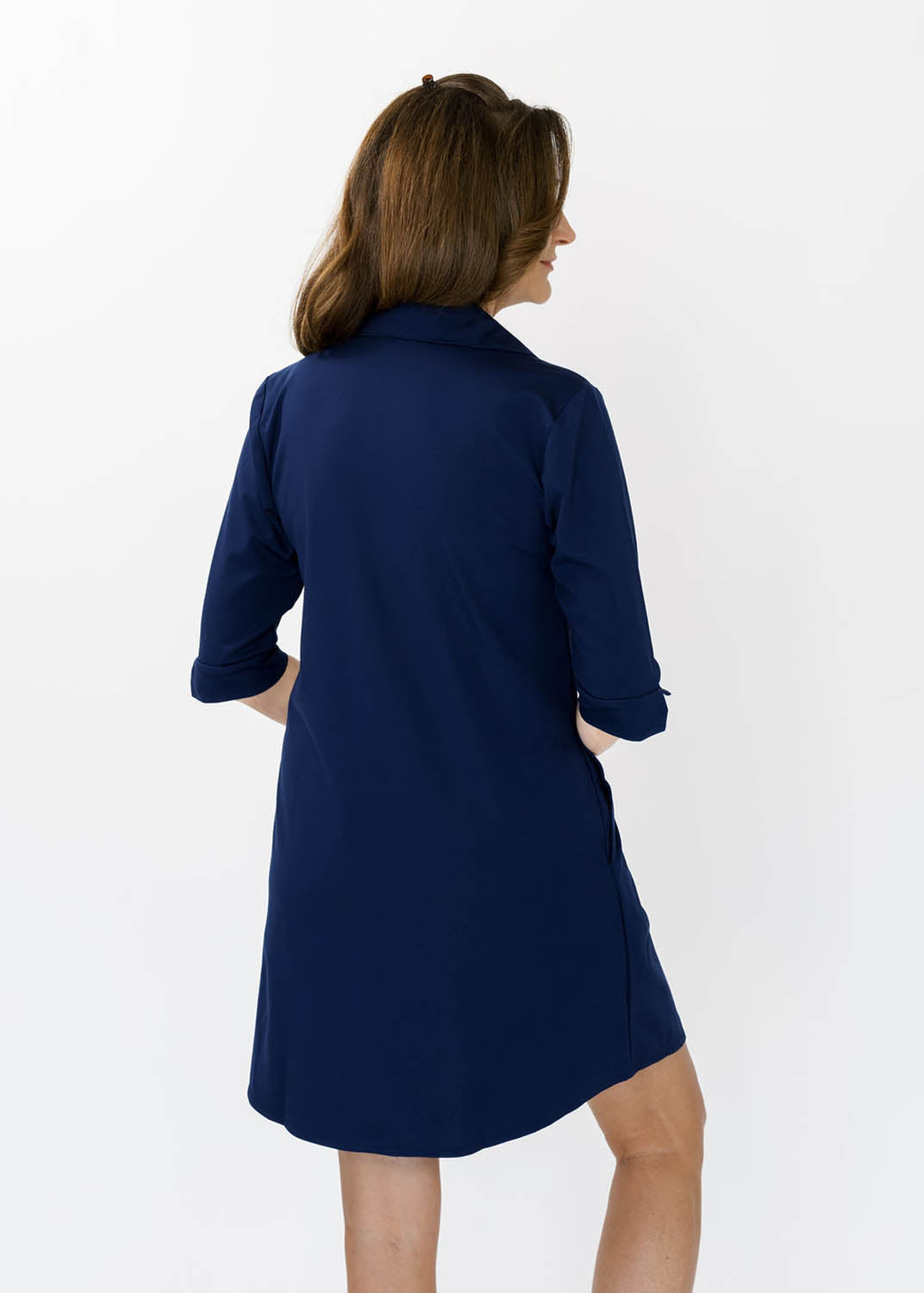 Lizzie Dress - Solid Navy S Lizzie Dress - Solid Navy S