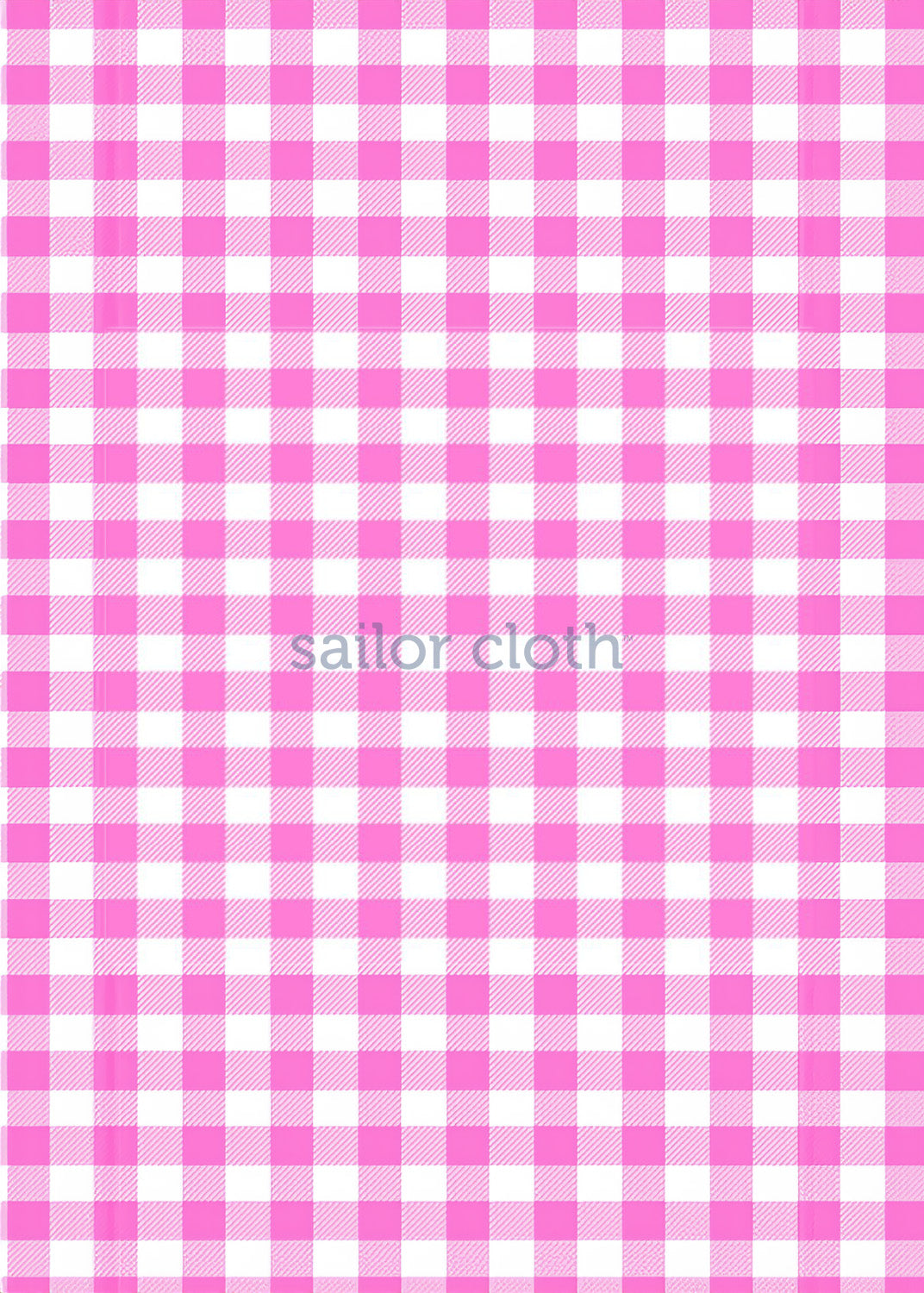 Marina Dress- Gingham Hot Pink/White
