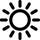 black Icon of the sun