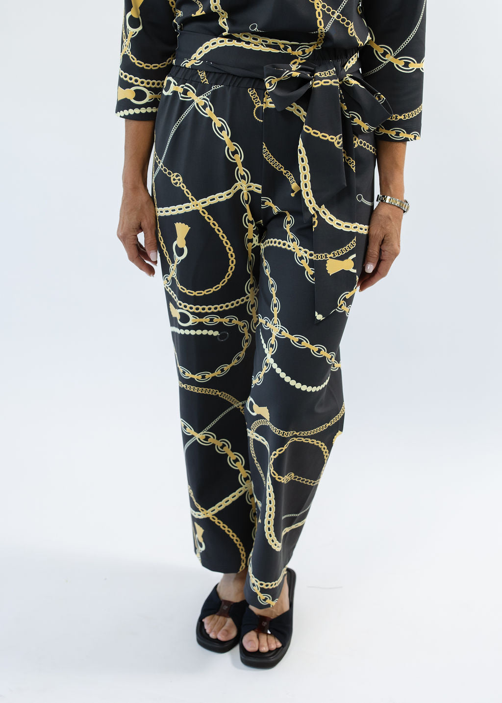 Dorothy Pants - An Evening Out Black/Tan - FINAL SALE