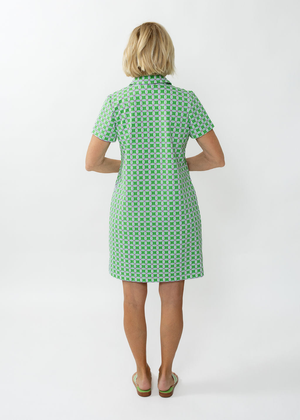 Polo Dress - Daisy Squared Pink/Green XL Polo Dress - Daisy Squared Pink/Green XL
