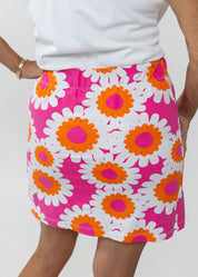 Country Club Skort 17 inch - Sunflower Pink/Orange