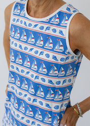 Daisy Dress - Sailboats & Shells